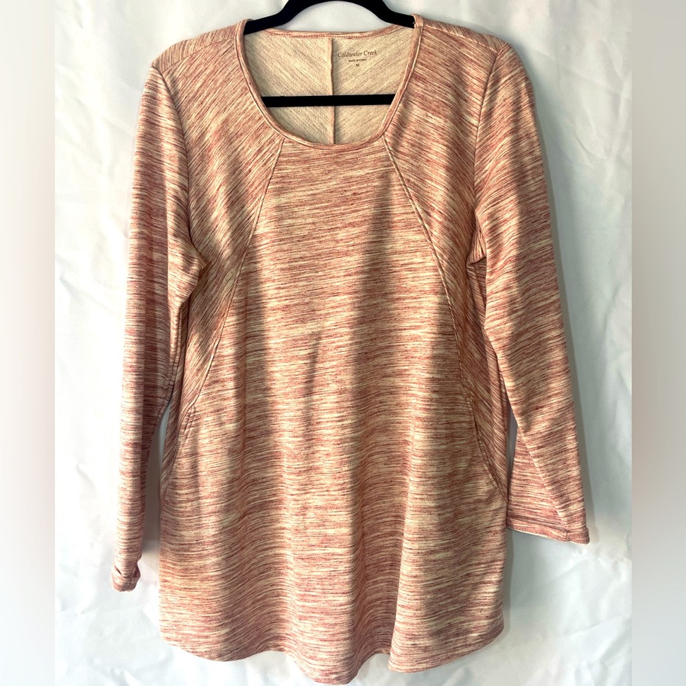 Coldwater Creek women’s Burgundy Sweatshirt size Medium